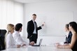 business people in a meeting at office