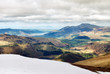 View from the summit Helvellyn mountain View from the summit Helvellyn mountain
