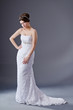 Bride posing in studio shooting