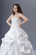 Bride posing in studio shooting