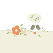 hand drawn flowers and birds hand drawn flowers and birds