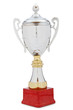 Winners cup isolated on the white