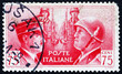 Postage stamp Italy 1941 Adolf Hitler and Benito Mussolini