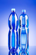 Water bottles as healthy drink concept Water bottles as healthy drink concept