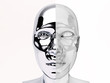 Androide volto femminile busto