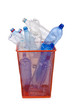 Plastic bottles in recycling concept Plastic bottles in recycling concept