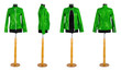 Stylish clothing isolated on the white background Stylish clothing isolated on the white background