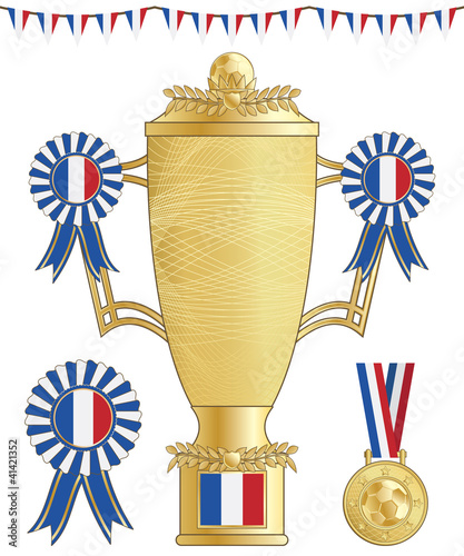 Vektor: france football trophy france football trophy