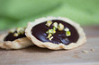 Bouchées au chocolat et à la pistache