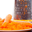 Carrots and grater