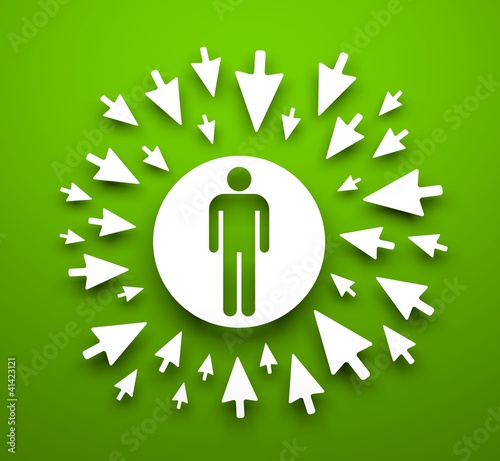 Illustration: Social Network metaphor Social Network metaphor