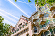 facades of Casa Batllo and Casa Ametller in Barcelona