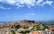Panorama of the city of Enna, Sicily
