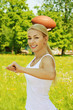 beautiful young sportswoman with rugby ball beautiful young sportswoman with rugby ball