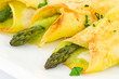 crepes con crema di asparagi