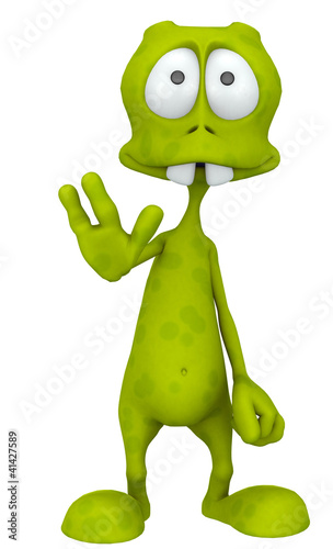 Illustration: ALIEN HEY STOP THERE ALIEN HEY STOP THERE