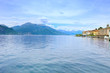 Bellagio town, Como Lake district landscape. Italy, Europe.