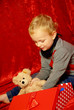 child x-mas teddy