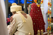 Indian bride and groom