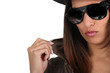 fashionable woman