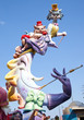 Fallas fest figures on Valencia province