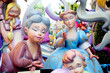 Fallas fest figures on Valencia province