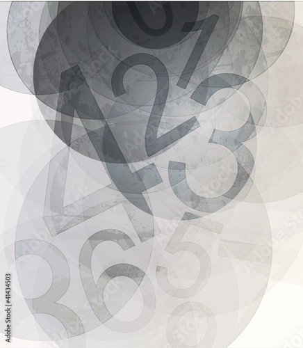 Vector: Compositions of colored number. abstract background Compositions of colored number. abstract background