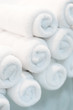 closeup of the bath towels