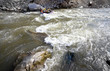 Whitewater rafting river