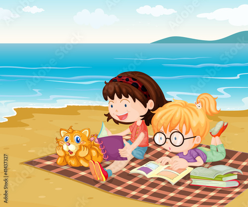 Vettoriale: Beach Beach