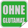 Sticker grün quad cu OHNE GLUTAMAT