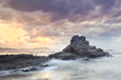 The storm over the coast is getting over