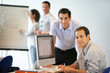 Busy businessteam planning