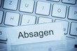 Aktenmappe zum Thema: Absagen