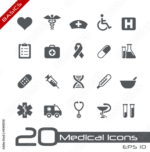 Vektor: Medical Icons // Basics Medical Icons // Basics
