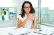 Businesswoman in office