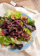 Chicken liver and fig salad