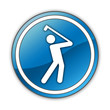 Glossy Button "Golfing"