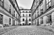 Vintage architecture in black and white. Vintage architecture in black and white.