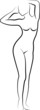 sketch nude woman
