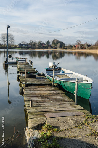 Foto: Landschaft Bootssteg am See Landschaft Bootssteg am See