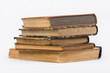 Old books on a pile