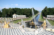 Grand Cascade Fountains of Peterhof Petersburg Russia