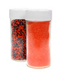 Black Orange Sprinkles Crystals in Jars