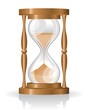 Vektor: Glass sand clock Glass sand clock