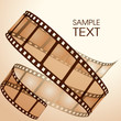 Vector: Old film strip Old film strip