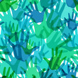 Vector seamless pattern of the palms