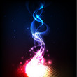 Background with colorful and magic lights