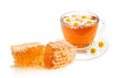 Foto: Herbal camomile tea and honey Herbal camomile tea and honey