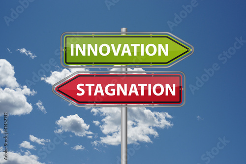 Illustration: Innovation or stagnation? Innovation or stagnation?
